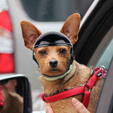 Size L Black Pet Safety Helmet - Stylish Protective Headgear for Dogs V888-ELOSUNG17322