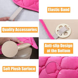 Car Seat Cushion Seat Cover Velvet Cover For Back Chair Front Seat Vehicle Protective Cover Mat V1188-MS-227-1933