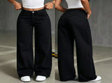 Black Size 2XL Relaxed Fit Straight Jeans Christmas V1221-XM-LB6601-GM177