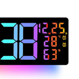 RGB Wall Clock Color Changing Large Size Multi-function Remote Control V1294-YM0901-3115250024311