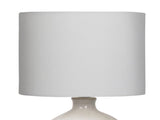 Sarantino Patterned Ceramic Table Lamp in Cream LMP-MLM-4504