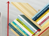 Tree Bookshelf Solid Wood Ingenious 3 Tier Space Saving Book Storage Organizer Shelves for Office V1294-YM0716-3117220187212