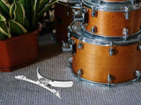 Stainless Steel Snare Drum Leg Rest Silver for Practical and Stylish Support V1192-AZ-W-27199