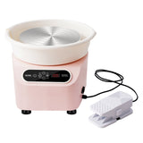 Pottery Wheel, 10 inch Pottery Forming Machine, 350W Electric Wheel for Pottery with Foot Pedal and V952-ZQLPJXS10YC3JRYOKV3