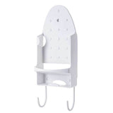 Iron Holder Wall Mounted Heat Resistant Widened Electric Iron Organizer with Hooks for Closet Hotel V1294-YM0703-3115230006911