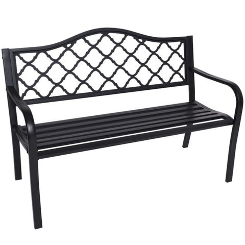 Wallaroo Steel Outdoor Garden Bench - Elegant GDB-JOY-211