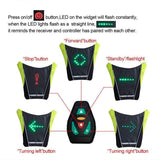 Cycling Vest USB Rechargeable Reflective Backpack with LED Turn Signal Light Remote Control Outdoor V1237-ZY-715-076