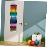 Craft Room Vinyl Roll Storage Organizer Light Grey Hanging Bag V1369-AZ3-W-19248