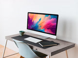 Leather Desk Pad 36" x 20", Office Desk Mat Waterproof Black - Premium Quality - Smooth Mouse V1258-DP02-C-353