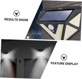 2-Pack Solar LED Motion Sensor Wall Light Dusk-to-Dawn Outdoor Lighting for Aussie Gardens, Fences V1107-SOLAR LED MOTION SENSOR WALL LIGHT