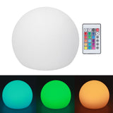 LED Ball Light 24 Key Remote Control RGBW Globe Lamp Night Light with 16 Color Dimmable 4 Modes V1294-YM0901-3119210153811