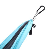 Hanging Chair Bed Dual Use Portable Hammock Swing for Camping Courtyard Corridor OutdoorBlue Gray V1294-YM0901-3116200020313