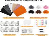 37 Pcs Therian Mask Kit, White Cat Masks DIY to Paint Furry Animal Mask for Halloween Masquerade V1237-ZY00B0DT9LYFN3