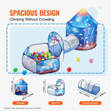3 in 1 Kids Play Tent with Tunnel for Boys, Girls, Babies and Toddlers, Indoor/Outdoor Pop Up V952-PPSDZPX3DHJ0CMQ25V0