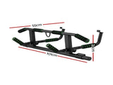 Multi-Grip Pull Up Bar Doorway Chin Up Horizontal Bar Home Gym Workout 101cm Length PUB-A-5006A-BK