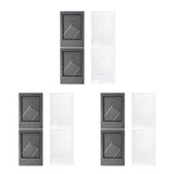 12-Piece Mini Photo Frame Set for Desk and Home Decoration, Small Picture Frames Fits 3-Inch Photos, V1369-AZ3-W-17381