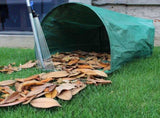 2-Pack 53 Gallon Dustpan-Type Yard Waste Bags, Reusable Heavy Duty Collapsible Garden Bags, V1258-DP02-C-235