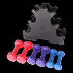 6-Piece Dumbbell Set with Rack V63-770385