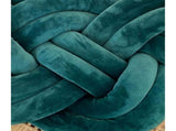 Knot Ball Ring Shape Cushions,17.7" Super Soft Knot Ball Green Spandex Throw V1366-AZ2-W-06078