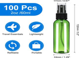 100Pack Spray Bottles, 2Oz/60ML Reusable Clear Empty Mist Plastic Mini Travel Bottle Set,Small V1258-DP02-C-3238