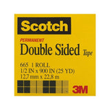 Scotch D-S Tape 665 12mm Bx12 DS-SCT70016028493