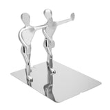 1 Pair Kung Fu People Shape Bookends Students Book Stand for School Home Table Decoration V1294-YM0727-JY12725
