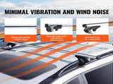 Roof Rack Cross Bars, Aluminum Roof Rack Crossbars, Fit Raised Side Rail with Gap, 90 kg Load V952-CDHGJTYKTYKCPRACFV0