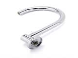 Chrome Round Gooseneck Arm Faucet Water Outlet Wall Mounted Swivel Bathtub Spout V1233-SP912CR
