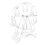 Cupcake Display Rack Iron Rotatable Eight Cupcakes Wheel Cupcake Stand for DIY Birthday Party V1294-YM3118220247611-0421