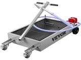 Low Profile Oil Drain Pan Truck Drain Pan 57 L with Pump Hose Casters V952-QCPYP15JLSYYLBYC1V0