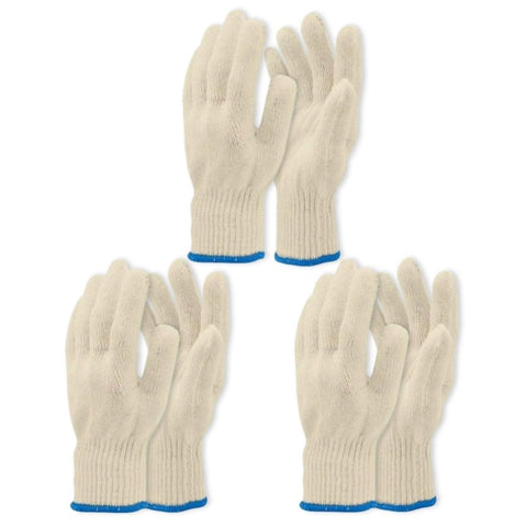 3 Pairs Oven Mitt BBQ Grill Gloves Heat Resistant Kitchen Hot Cooking Surfaces V915-KB0057X3