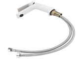 Faucet Hot Cold Mixing Water Tap Wash Basin Tap with Single Spout Long Handle for BathroomG3/8 V1294-YM0901-3112210055312