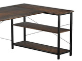 Levede L Shaped Computer Desk Home Corner Desk DH1052-120-BR