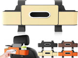 Multifunctional Car Seat Back Storage Box, Car Organizer with 2 Cup Holders, Tissue Box and Hanging V1366-AZ2-W-11464