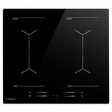 EuroChef 60cm 4 Zone Induction Cooktop, 7200W Electric, Dual Link Bridged Zone Hobs, Touch Controls V219-COKICTEC642A