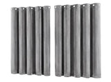 Marlow Blackout Curtains 2 Panels Velvet Room Darkening Eyelet Curtains Grey CD1024-DGY-240X230-AU