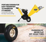 MICHIGAN 8HP 208cc Petrol Commercial Wood Chipper, Tree Mulcher - Raptor 1000 V219-CHPPCKMCHA1M0
