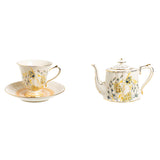 Ears of wheat European afternoon tea coffee cups saucers and teapot V488-TP-EOW,TCS-EOW