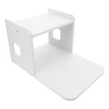 White Plastic Desktop Printer Riser for Table Multilayer Storage V1366-AZ2-W-21973
