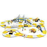343 track-building sets, track-course - STEM learning toys, construction vehicles V1105-YAWJ-01