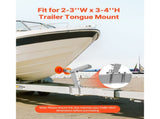 Boat Trailer Winch Stand with Roller, Adjustable Height 365-548 mm, Boat Winch Mount with U-Bolts V952-CYJPZJZZJ00032G30001V0