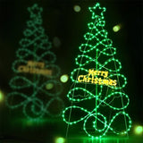 1.7M Christmas Tree 230 LED RGB Motif Lights Jingle Jollys XMAS-MOT-TREE-8FT-MC