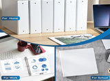 2-inch 3 Ring Binder with 2 Interior Pockets, Heavy Duty 2'' Binders Holds US Letter Size 8.5'' x V1258-DP02-C-1342