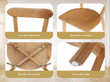 Artiss 4x Dining Chairs Wooden Kitchen Accent Chair Cafe Lounge Rubber Wood DINC-L-RUB-WDX4