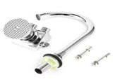 G1/2in Thread Copper Floor Mounted Foot Pedal Basin Faucet Sink Tap Set for Hospital Laboratory V1294-YM0901-3112200103711
