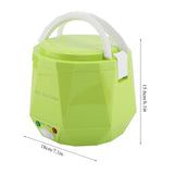 24V 140W 1.3 L Electric Portable Multifunctional Rice Cooker Food Steamer for Truck V1294-YM0901-JY12963-02