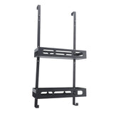 Bathroom Hanging Organizer Black Space Saving Iron Waterproof Multifunctional Shower Hanging Storage V1294-YM0901-3112230068412