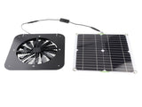 10W Solar Exhaust Fan 13.5inch Solar Ventilation Fan Solar Panel Powered Fan for Dog Chicken House V1294-YM0901-3111240138911