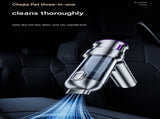Silver and Purple 4-in-1 Cordless Handheld Vacuum Cleaner - Powerful 16KPa Suction with Brushless V888-ELOSUNG36037