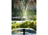 Gardeon Solar Pond Pump Submersible Water Fountain Kit 6.6FT FOUNT-POND-B-100